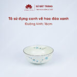 The bowl is usually 16cm in diameter
