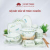 Bộ bát đĩa cao cấp đẹp - Sứ Bát Tràng