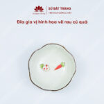 Flower shaped plate