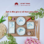 Set of 4 spice plates