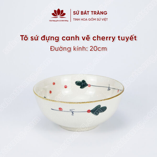 Tô sứ đựng canh, bát ô tô Sứ Bát Tràng nhiều họa tiết - Sứ Bát Tràng