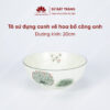 Tô sứ đựng canh, bát ô tô Sứ Bát Tràng nhiều họa tiết - Sứ Bát Tràng