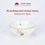 The bowl is usually 20cm in diameter