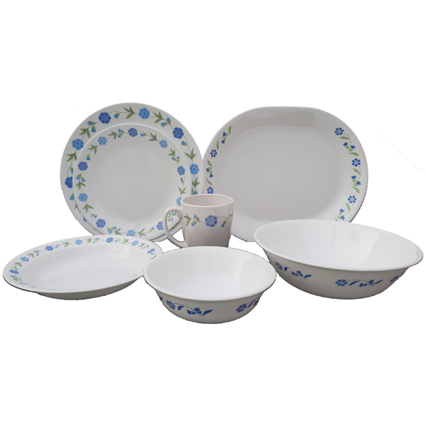 Corelle 76 Piece Dinnerware Set - Stylish Durability for Every Dining Occasion